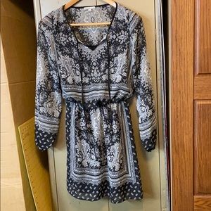 Black and white dress